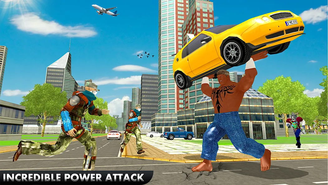 Black Monster Hero City Battle (Мод Безлимитное здоровье и мощные атаки) — скриншот 3