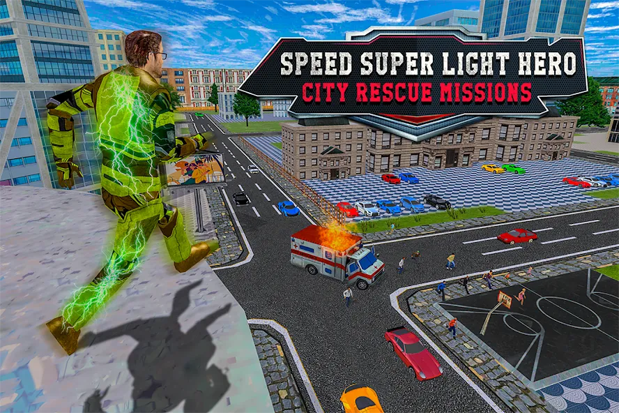Скачать взлом Light Superhero Speed Hero на Андроид — Суперскорость и все уровни открыты — скриншот 5