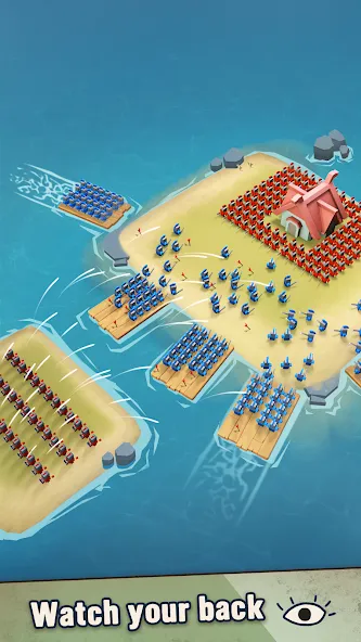 Island War на Андроид — Безлимитные ресурсы и ускоренное строительство — скриншот 1
