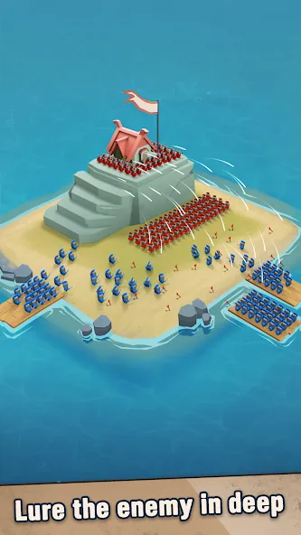 Island War на Андроид — Безлимитные ресурсы и ускоренное строительство — скриншот 2