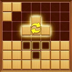 Скачать Wood Block Puzzle Addictive с модом — Безлимитные подсказки и бустеры