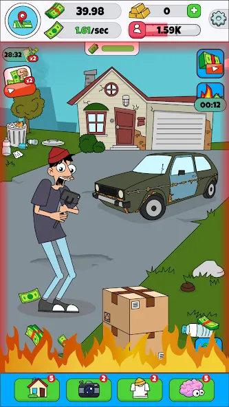 Скачать Lamar - Idle Vlogger MOD APK — Безлимитные деньги и алмазы — скриншот 4