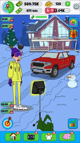 Скачать Lamar - Idle Vlogger MOD APK — Безлимитные деньги и алмазы — скриншот 5