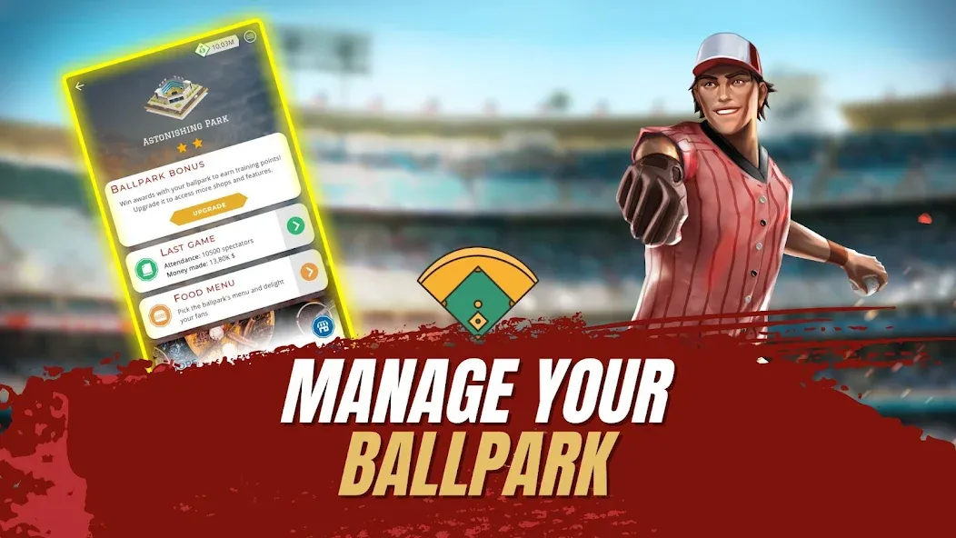Astonishing Baseball Manager — Безлимитные деньги и все функции — скриншот 4