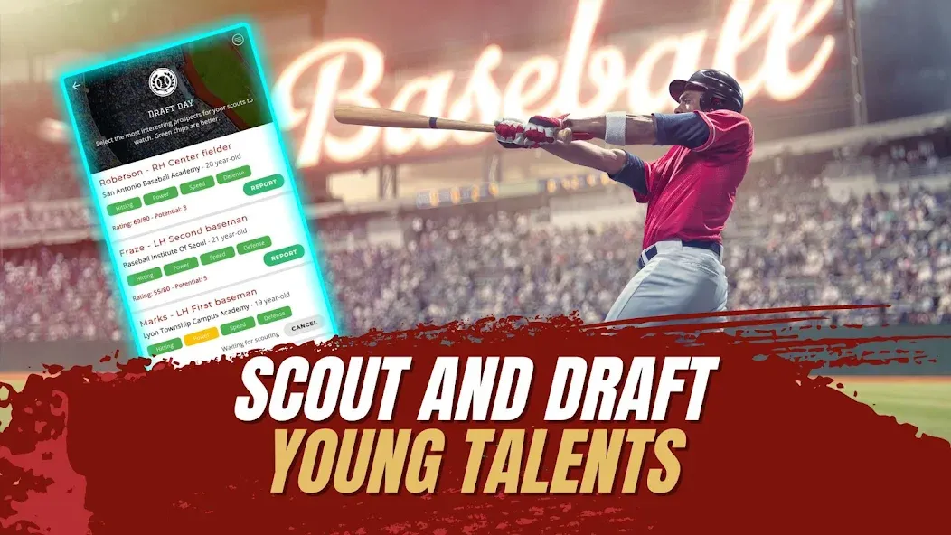 Astonishing Baseball Manager — Безлимитные деньги и все функции — скриншот 5