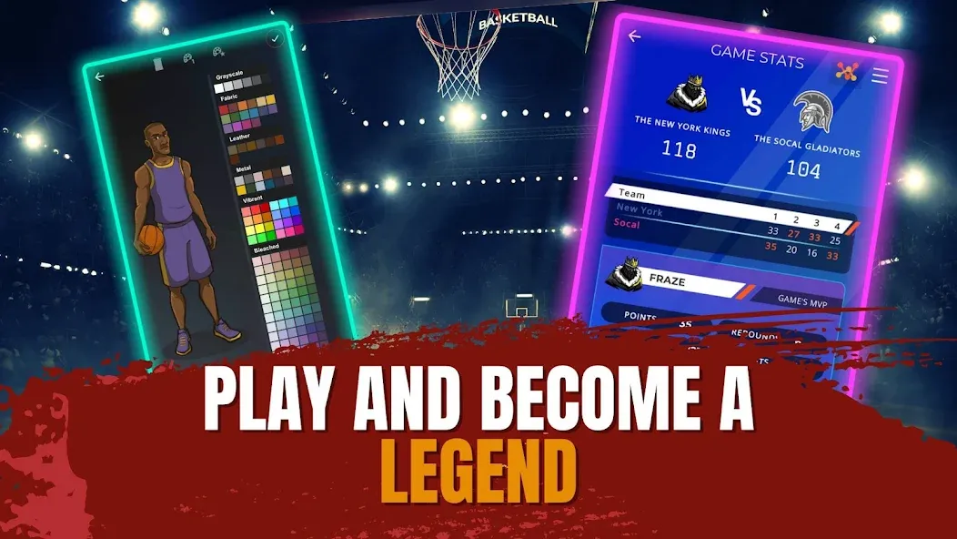 Скачать Astonishing Basketball Manager — Безлимитные деньги и ресурсы — скриншот 5 Скачать Astonishing Basketball Manager — Безлимитные деньги и ресурсы — скриншот 5