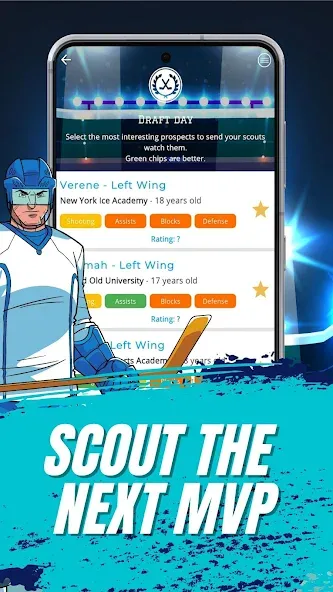 Astonishing Hockey Manager MOD — Безлимитные деньги и ресурсы на Андроид — скриншот 4