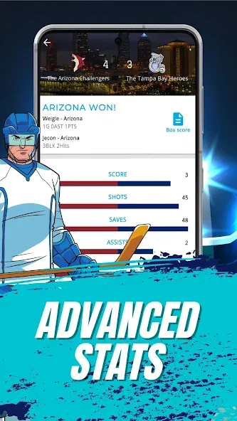 Astonishing Hockey Manager MOD — Безлимитные деньги и ресурсы на Андроид — скриншот 5