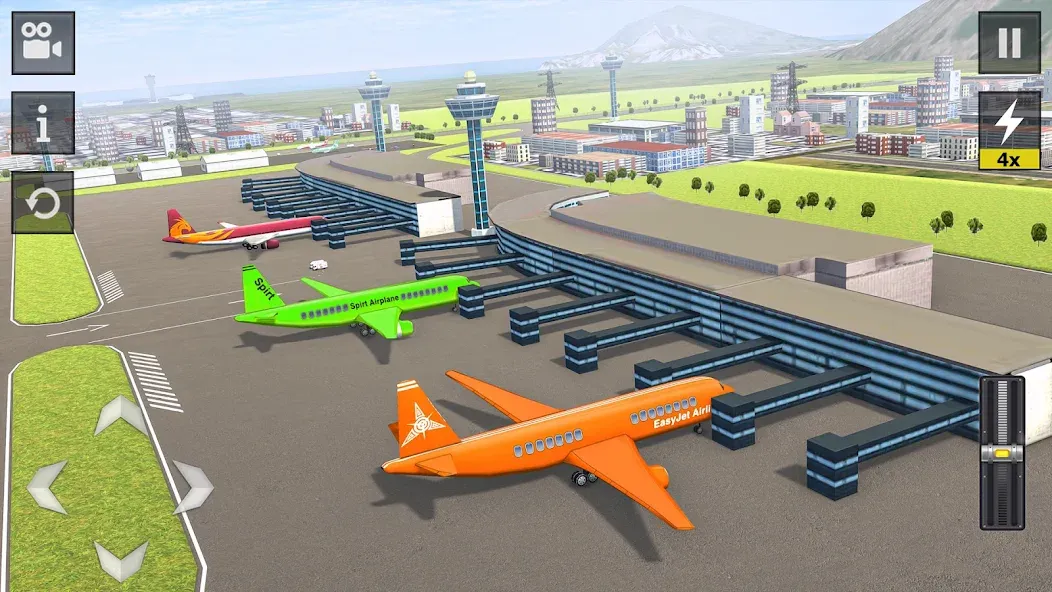 Flight Simulator - Plane Games MOD — Безлимитное топливо и все самолёты на Андроид — скриншот 5