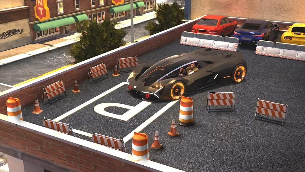 Взломанная Luxury Car Parking Games на Андроид — Безлимитные деньги и все машины — скриншот 1