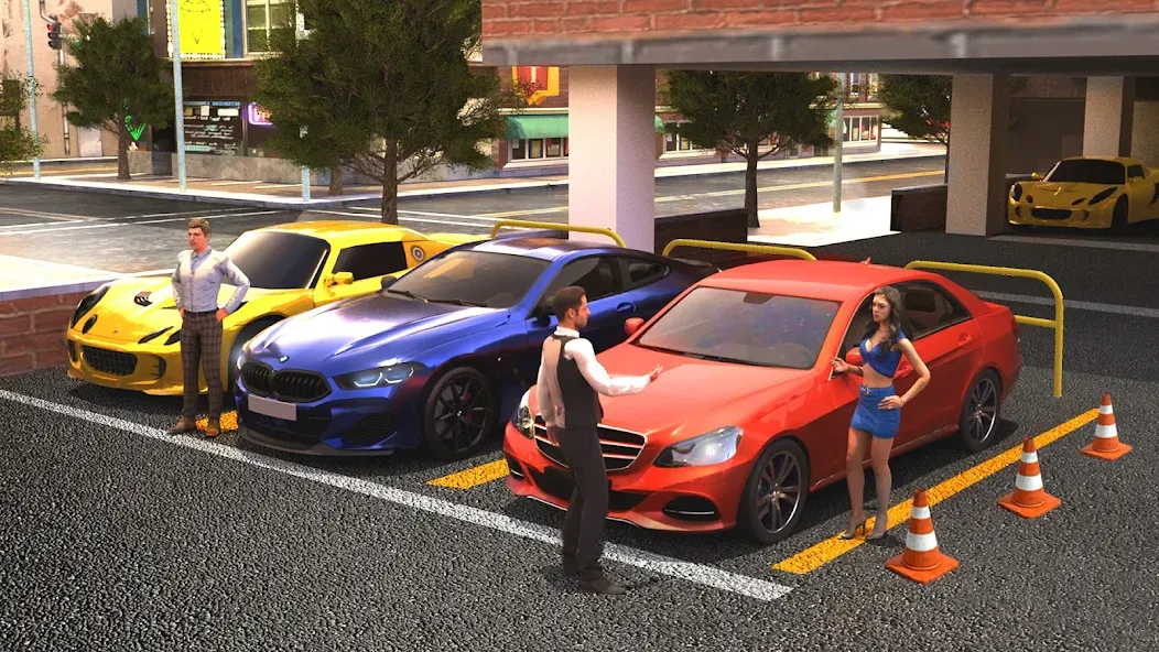 Взломанная Luxury Car Parking Games на Андроид — Безлимитные деньги и все машины — скриншот 2