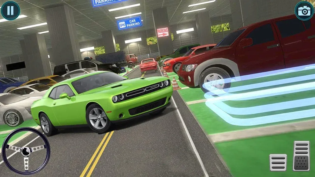 Взломанная Luxury Car Parking Games на Андроид — Безлимитные деньги и все машины — скриншот 3
