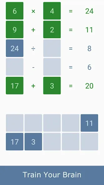 Скачать взлом Math Games - Brain Training на Андроид — Без рекламы и все уровни открыты — скриншот 5