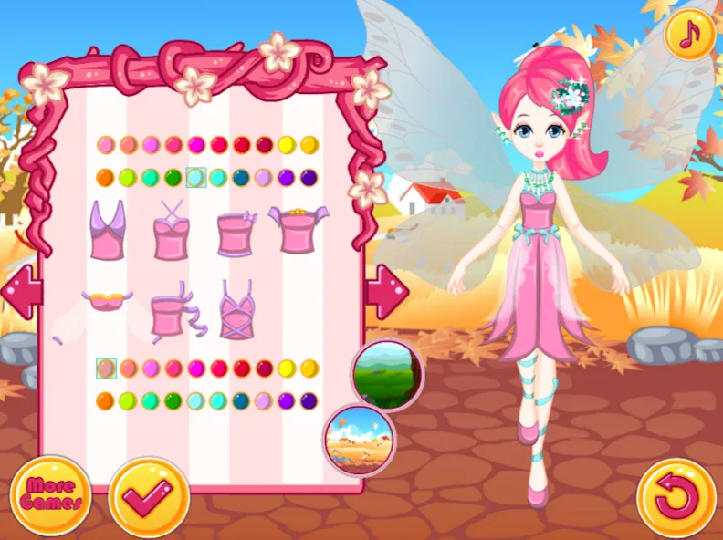 Скачать Fairy Dress Up - Girls Games — Все наряды и аксессуары открыты — скриншот 2