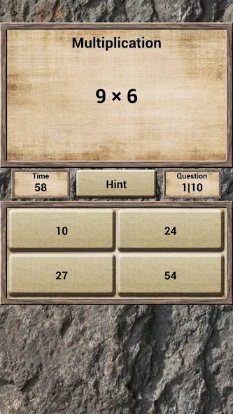 Скачать взломанную Math - Quiz Game — Безлимитные подсказки и открыты все уровни — скриншот 2