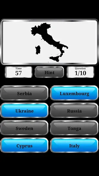 Взлом World Geography - Quiz Game — Все страны и столицы открыты — скриншот 4