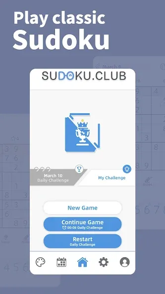 Скачать AGED Sudoku на Андроид — Открыты все уровни и подсказки — скриншот 1