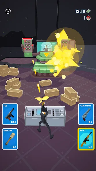 Скачать Agent Action - Spy Shooter — Модификация Бесконечные патроны и все оружие — скриншот 3
