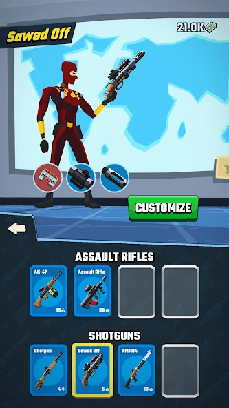 Скачать Agent Action - Spy Shooter — Модификация Бесконечные патроны и все оружие — скриншот 5