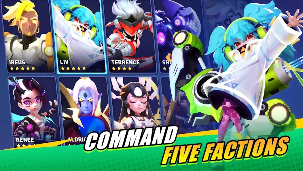 Valor Legends: Idle RPG MOD APK на Android — Безлимитные ресурсы и герои — скриншот 3