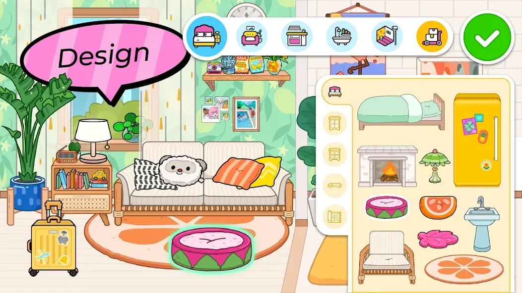 Скачать Aha World: Baby Care MOD APK — Разблокированы все предметы и локации — скриншот 2
