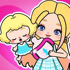Скачать Aha World: Baby Care MOD APK — Разблокированы все предметы и локации