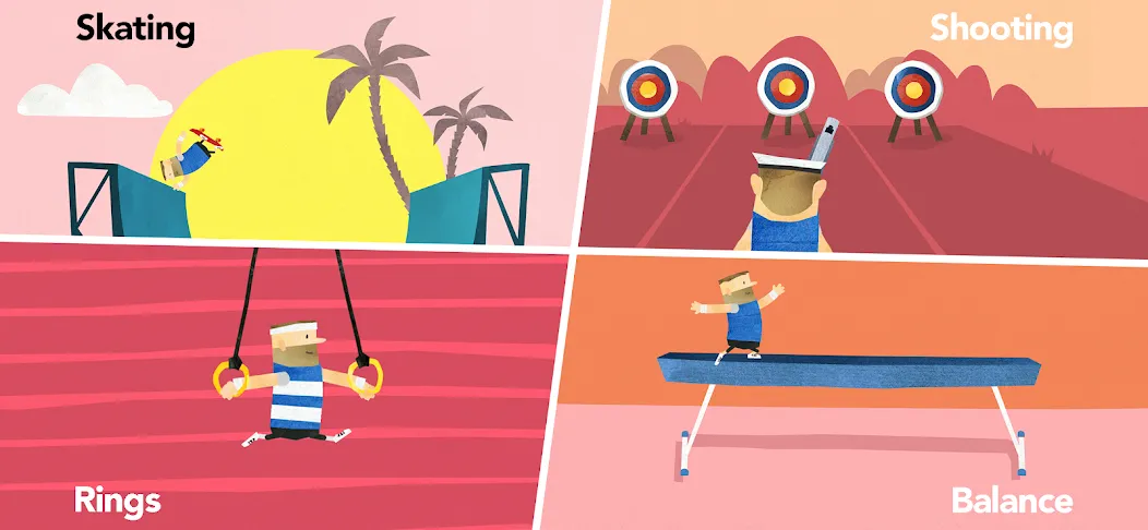 Скачать Fiete Sports - 37 Sport Games — Последняя версия (Открыты все спортивные игры) — скриншот 2