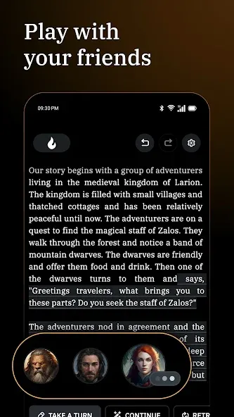 AI Dungeon MOD APK на Android — Безлимитные приключения и ресурсы — скриншот 4