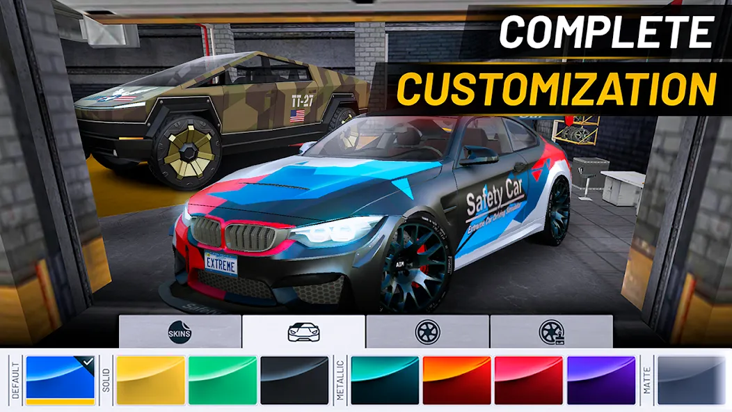 Скачать взломанную Extreme Car Driving Simulator — Безлимитные деньги и все машины открыты — скриншот 4