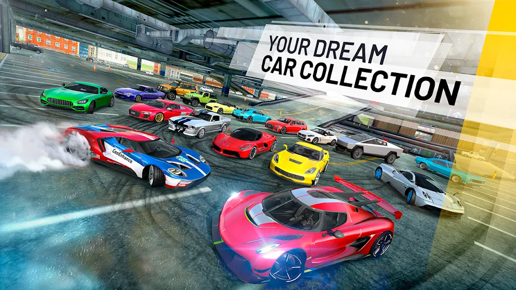 Скачать взломанную Extreme Car Driving Simulator — Безлимитные деньги и все машины открыты — скриншот 5