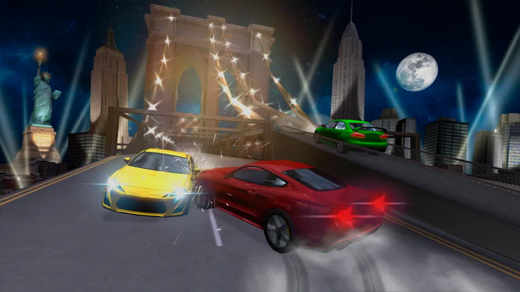 Car Driving Simulator: NY MOD APK на Android — Безлимитные деньги и топливо — скриншот 3
