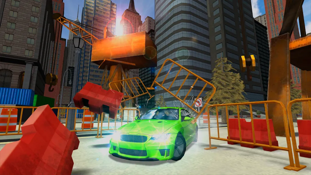 Car Driving Simulator: NY MOD APK на Android — Безлимитные деньги и топливо — скриншот 4
