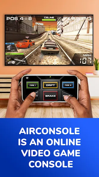 Скачать AirConsole - Multiplayer Games (Мод: Много игроков и все игры открыты) на Андроид — скриншот 1