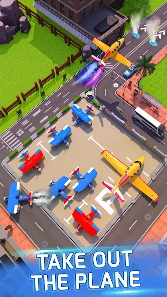 Скачать Runway Parking Jam — Последняя версия (Безлимитные деньги и подсказки) — скриншот 2