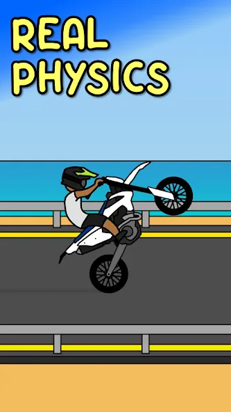 Wheelie Life (Мод Безлимитные деньги и топливные ресурсы) — скриншот 1