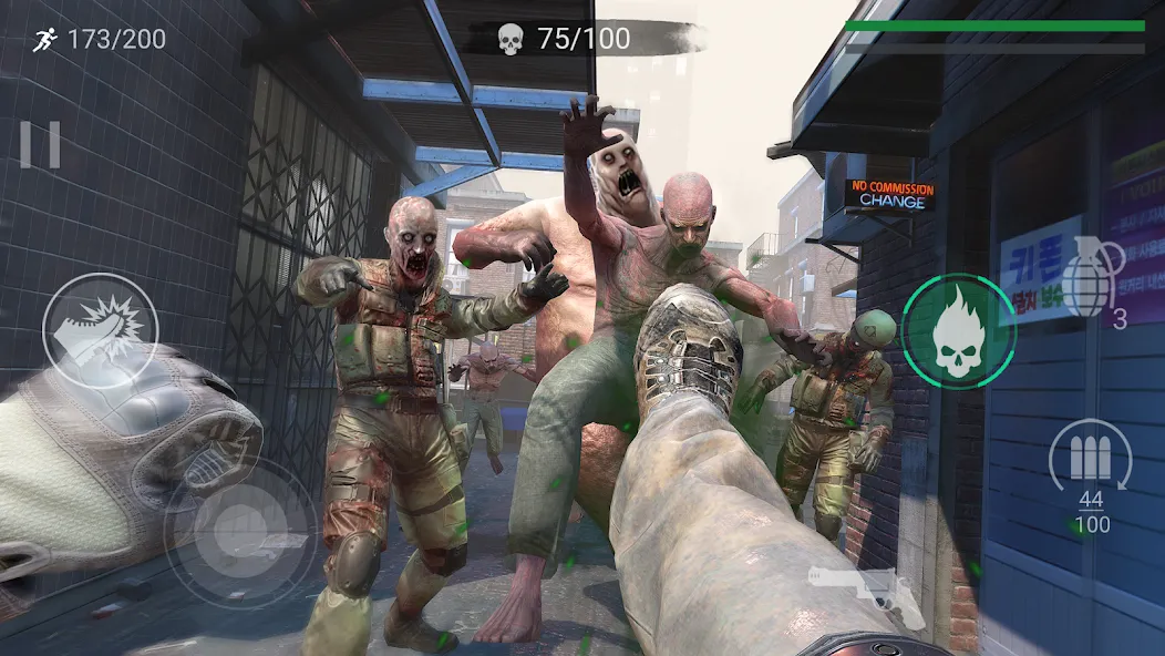 Zombeast: FPS Zombie Shooter MOD APK — Безлимитные патроны и мощное оружие — скриншот 4