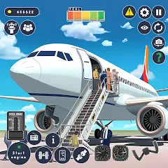 Airplane Game Flight Simulator — Бесконечное топливо и все самолёты