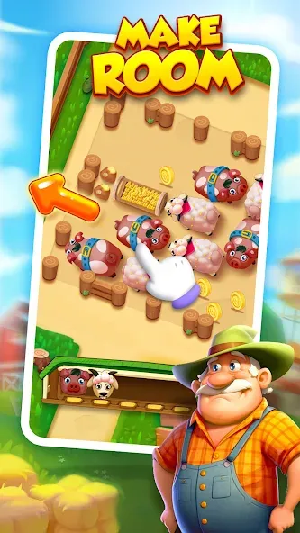 Взлом Farm Fun - Animal Parking Game — Безлимитные монеты и все уровни — скриншот 1