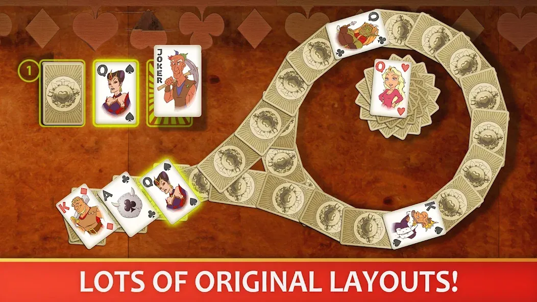 Solitaire Perfect Match — Взломанная версия (Без рекламы и бесконечные подсказки) — скриншот 2