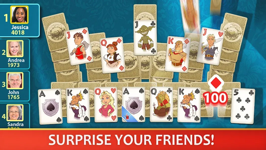 Solitaire Perfect Match — Взломанная версия (Без рекламы и бесконечные подсказки) — скриншот 3