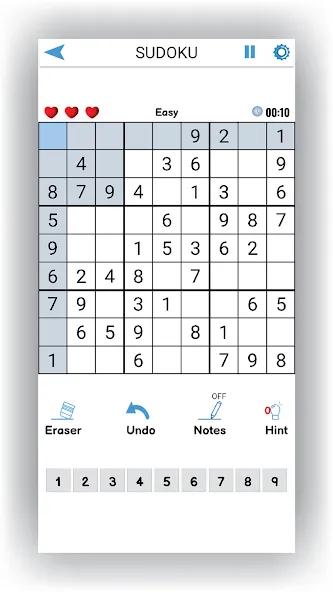 Sudoku Offline: Hard Puzzles — Мод: Сложные судоку без интернета — скриншот 1 Sudoku Offline: Hard Puzzles — Мод: Сложные судоку без интернета — скриншот 1
