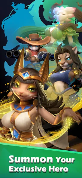 Animal Lords : Merge & Rumble — Безлимитные монеты и усиленные герои — скриншот 1