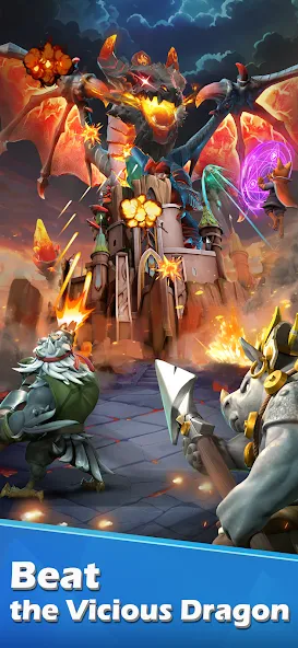 Animal Lords : Merge & Rumble — Безлимитные монеты и усиленные герои — скриншот 2