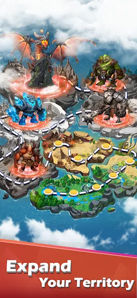 Animal Lords : Merge & Rumble — Безлимитные монеты и усиленные герои — скриншот 3