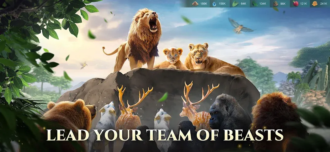 Взломанная Beast Lord: The New Land на Андроид — Безлимитные ресурсы и ускоренное развитие — скриншот 3