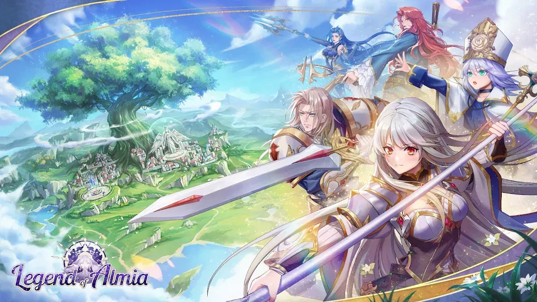 Legend of Almia:idle RPG на Андроид — Безлимитные ресурсы и усиленные герои — скриншот 1 Legend of Almia:idle RPG на Андроид — Безлимитные ресурсы и усиленные герои — скриншот 1