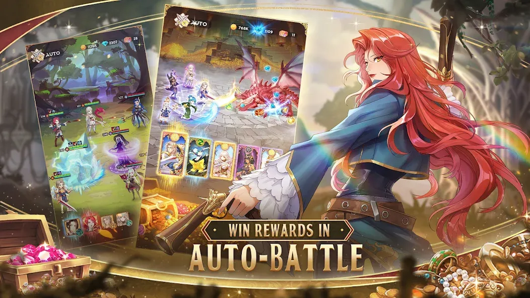 Legend of Almia:idle RPG на Андроид — Безлимитные ресурсы и усиленные герои — скриншот 3 Legend of Almia:idle RPG на Андроид — Безлимитные ресурсы и усиленные герои — скриншот 3