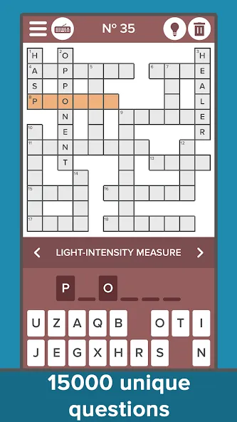 Crossword: Grand collection на Андроид — Безлимитные подсказки и открыты все уровни — скриншот 1