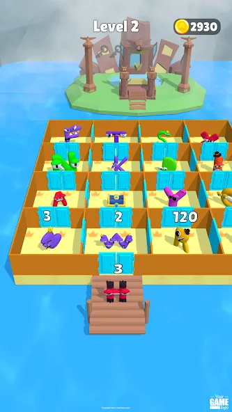 Скачать Alphabet Battle: Room Maze — Последняя версия (Безлимитные деньги и все уровни открыты) — скриншот 1 Скачать Alphabet Battle: Room Maze — Последняя версия (Безлимитные деньги и все уровни открыты) — скриншот 1
