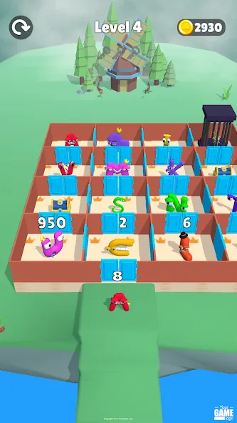 Скачать Alphabet Battle: Room Maze — Последняя версия (Безлимитные деньги и все уровни открыты) — скриншот 2 Скачать Alphabet Battle: Room Maze — Последняя версия (Безлимитные деньги и все уровни открыты) — скриншот 2